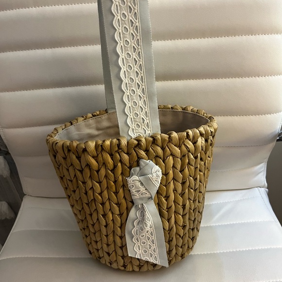 Pamela Munson Woven Basket Bag
